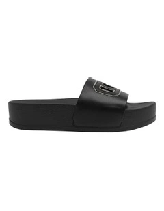 Dreya Platform Sandals in Black