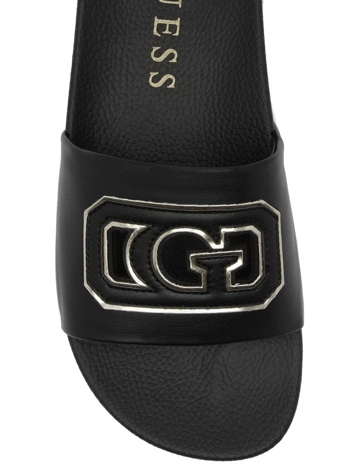 Dreya Platform Sandals in Black image 4