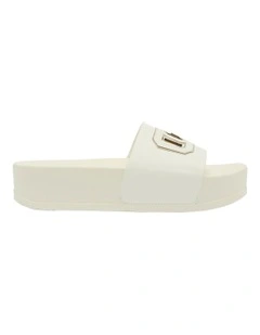 Dreya Platform Sandals in Cream