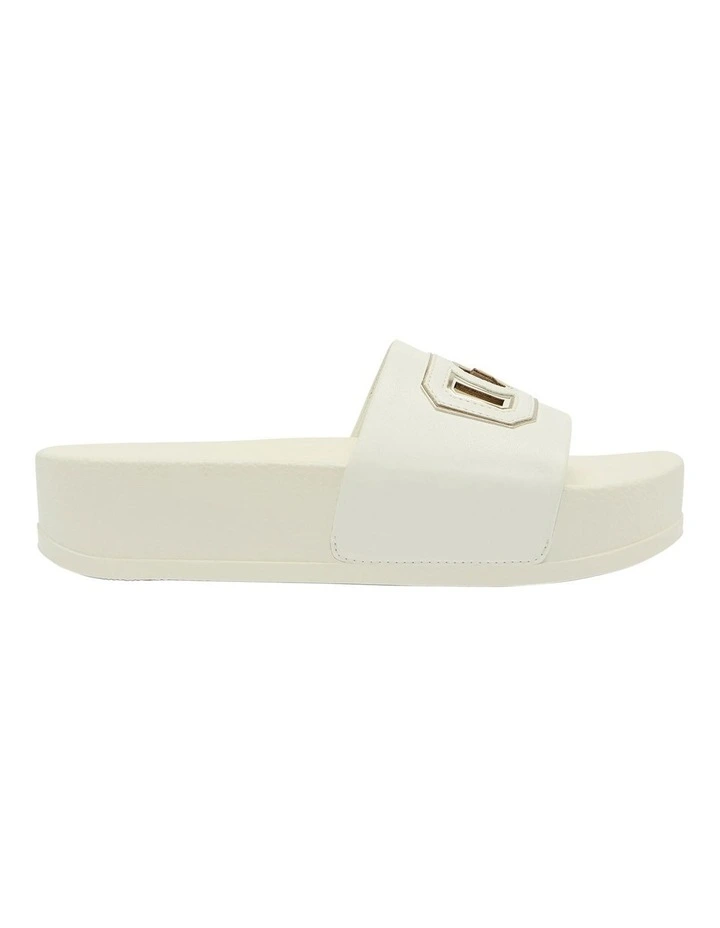 Dreya Platform Sandals in Cream image 1