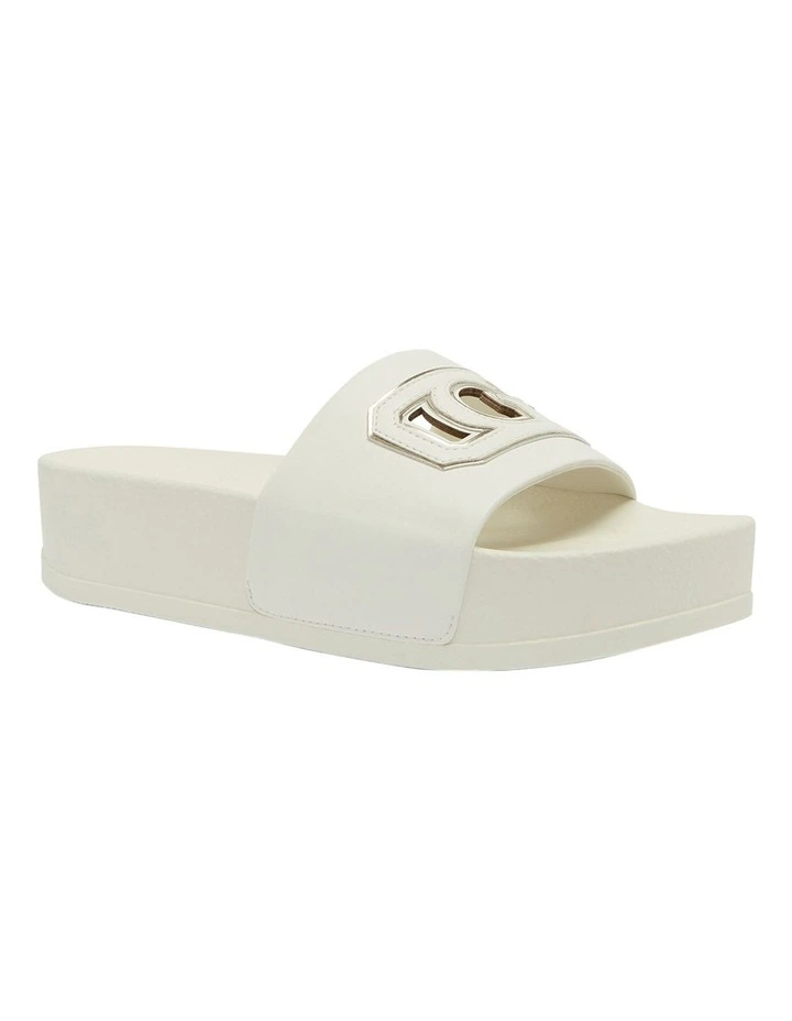 Dreya Platform Sandals in Cream image 2