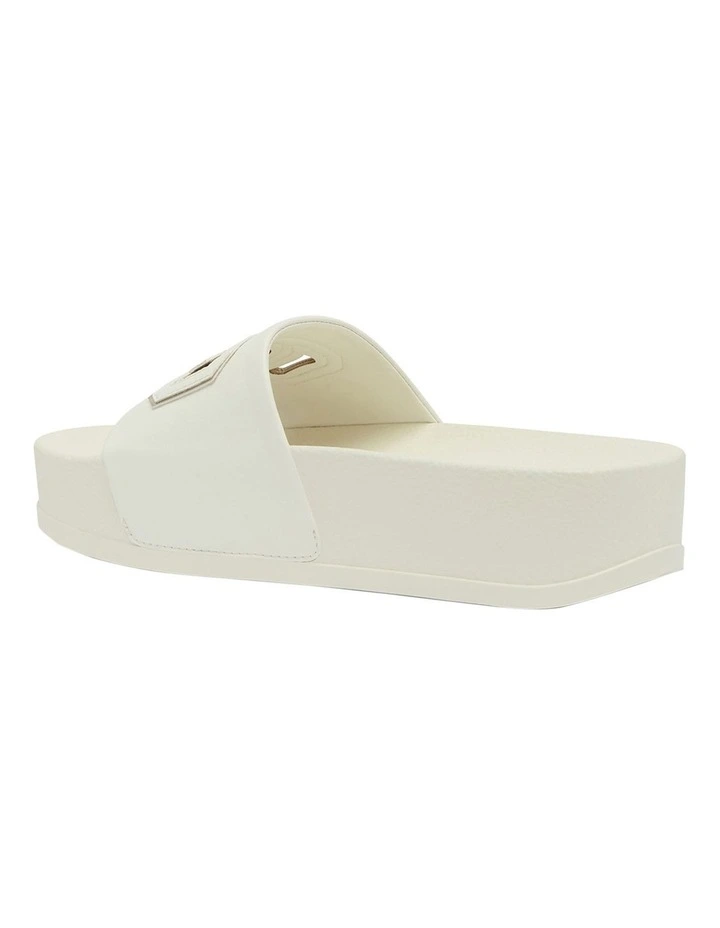 Dreya Platform Sandals in Cream image 3