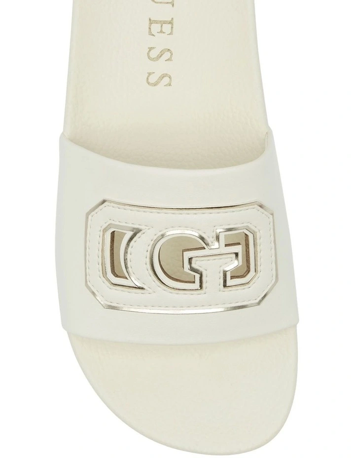 Dreya Platform Sandals in Cream image 4