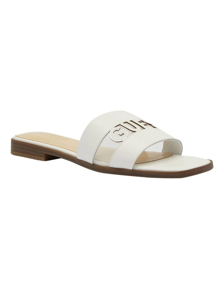 Reids Footbed Slide in White image 2