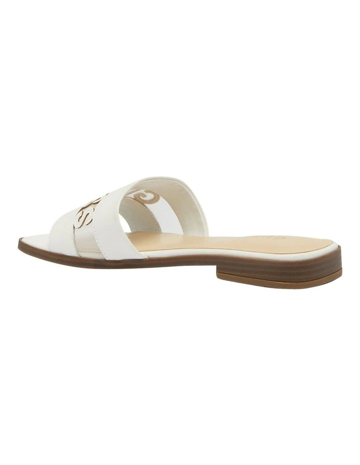 Reids Footbed Slide in White image 3