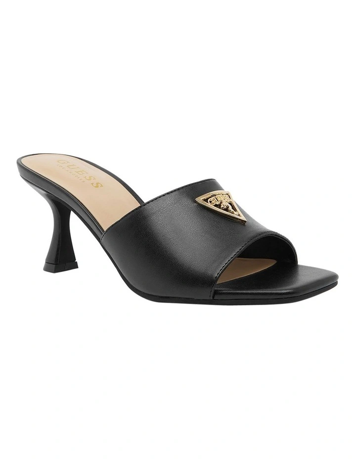 Wrenly Low Mules in Black image 2