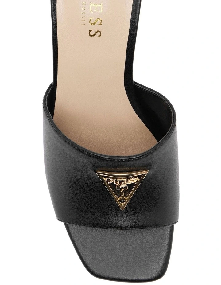 Wrenly Low Mules in Black image 4