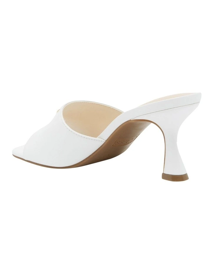 Wrenly Low Mules in White image 3