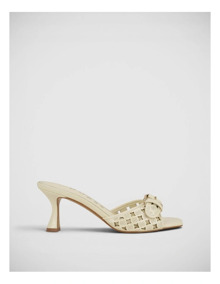 Dagnee Heeled Sandals in Cream image 1
