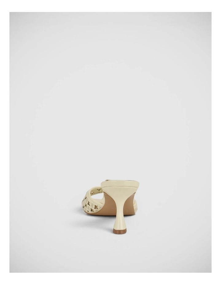 Dagnee Heeled Sandals in Cream image 5