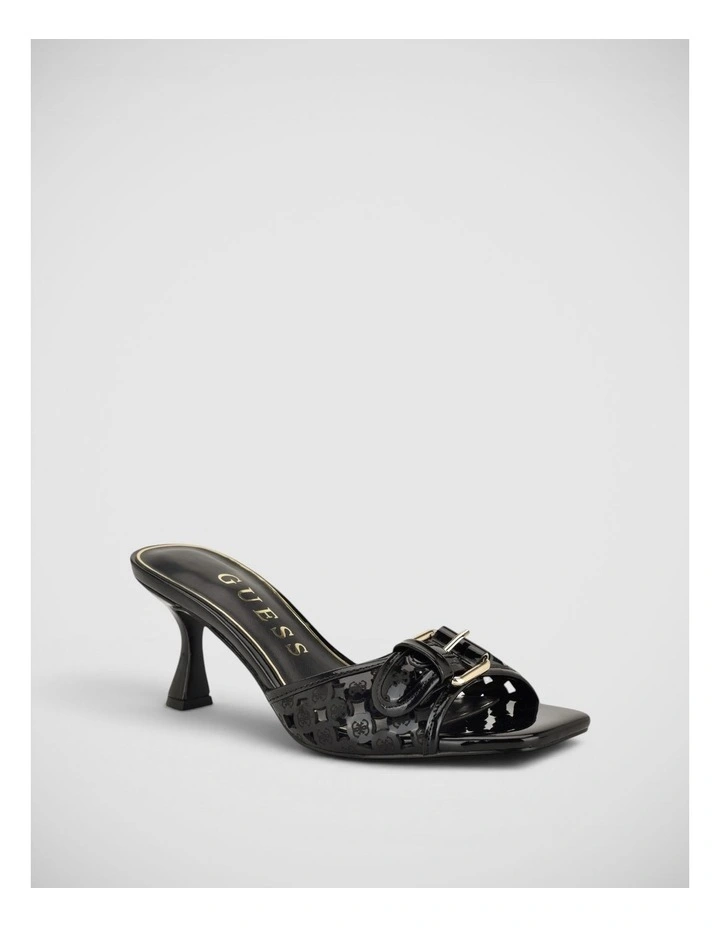 Dagnee Heeled Sandals in Black image 2