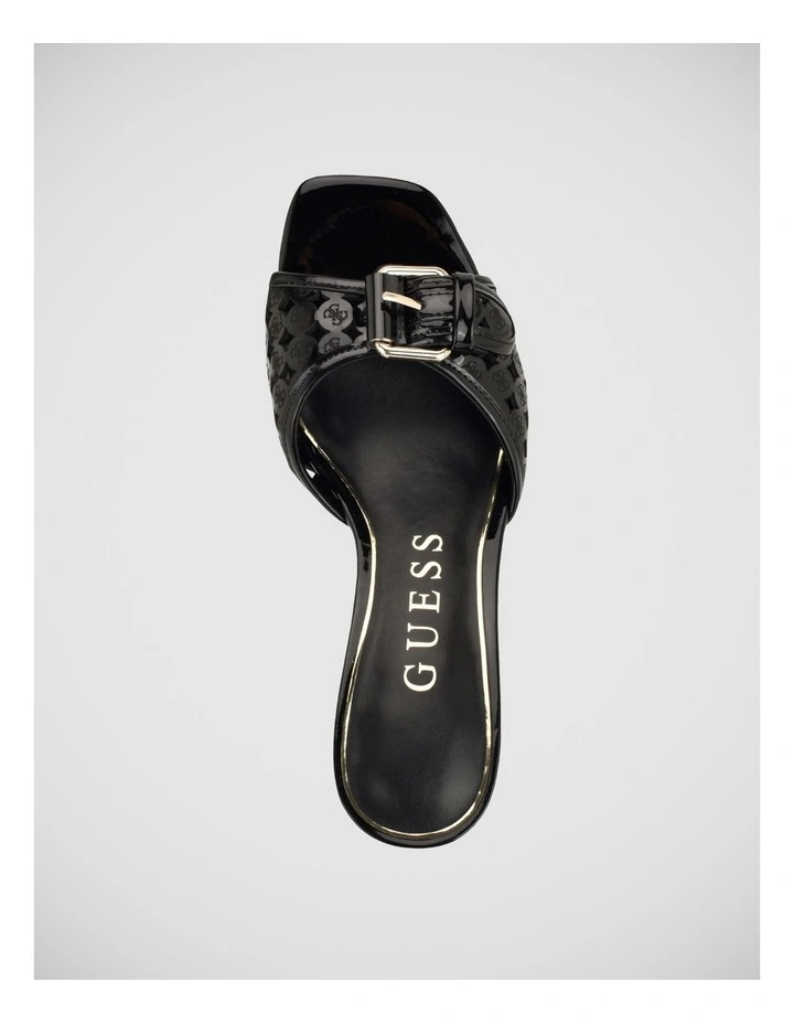 Dagnee Heeled Sandals in Black image 3