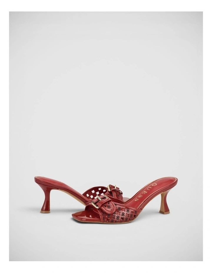 Dagnee Heeled Sandals in Red image 6