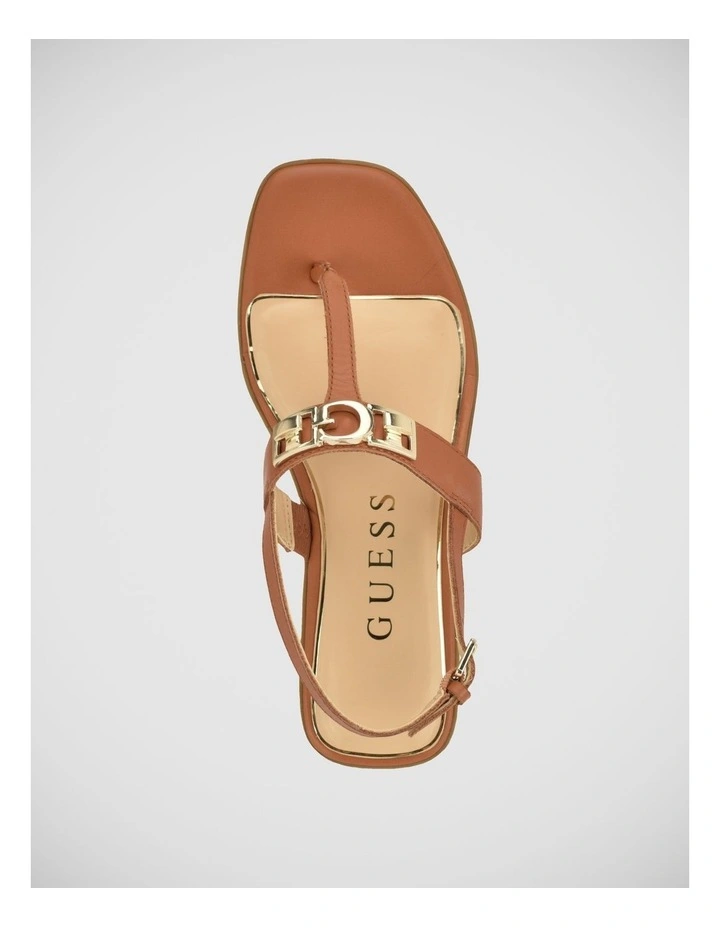 Ramiry Thong Sandals in Medium Brown image 3