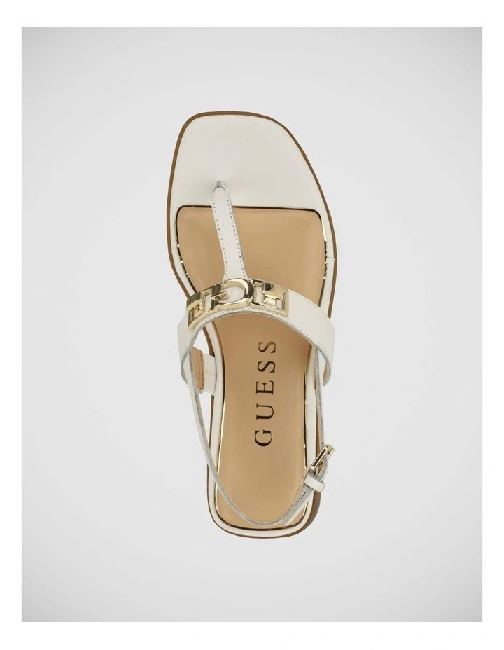 Ramiry Thong Sandals in White image 3
