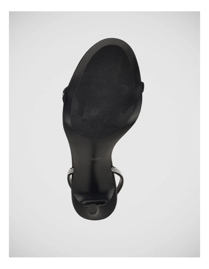 Charmer Rhinestones Sandals in Black image 4