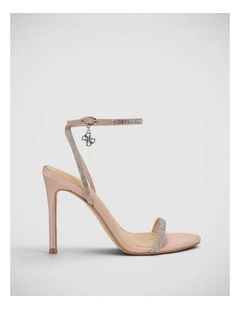 Charmer Rhinestones Sandals in Light Natural