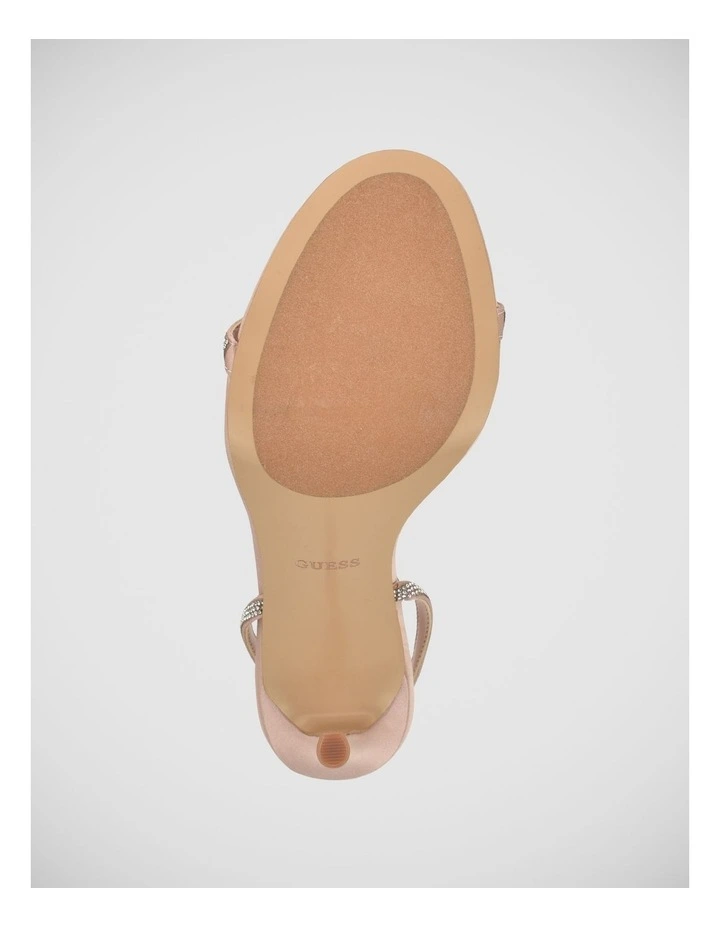 Charmer Rhinestones Sandals in Light Natural image 4