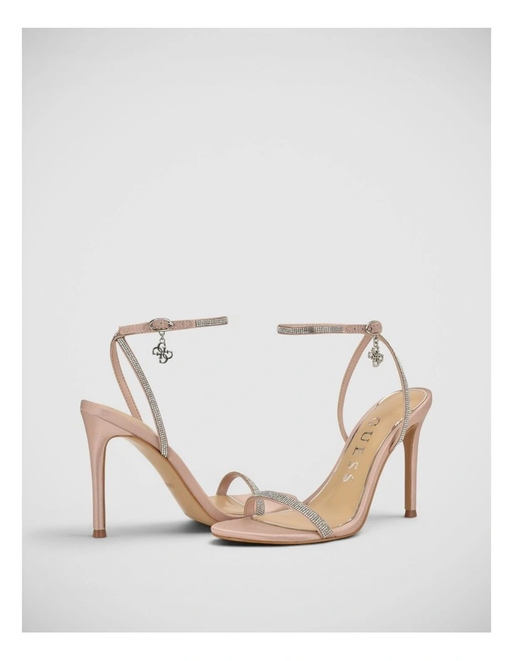 Charmer Rhinestones Sandals in Light Natural image 6