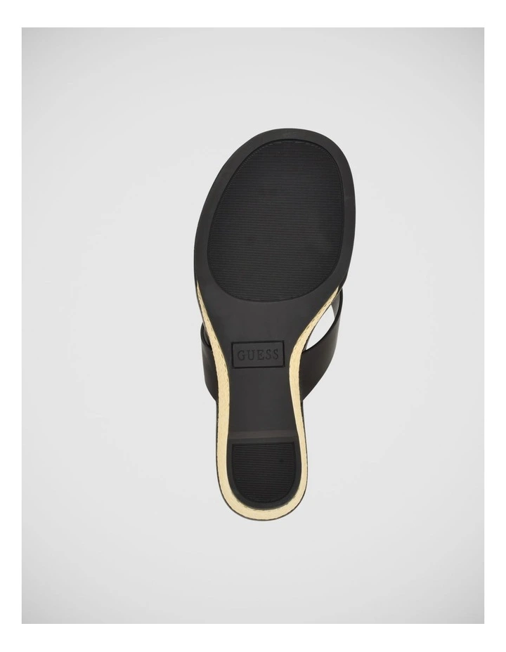 Milda Thong Sandals in Black image 4