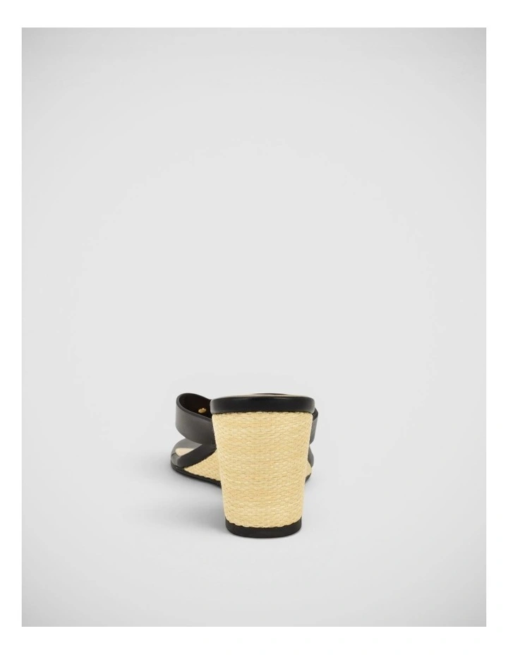 Milda Thong Sandals in Black image 5