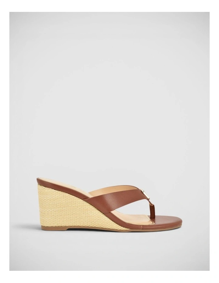 Milda Thong Sandals in Brown image 1