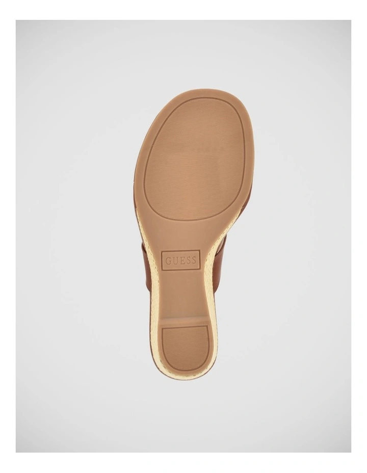 Milda Thong Sandals in Brown image 4