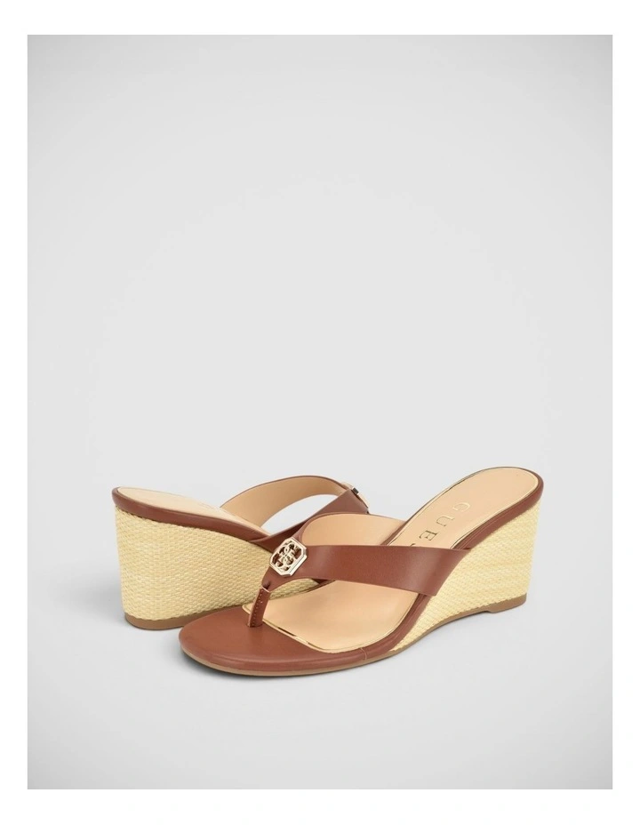 Milda Thong Sandals in Brown image 6