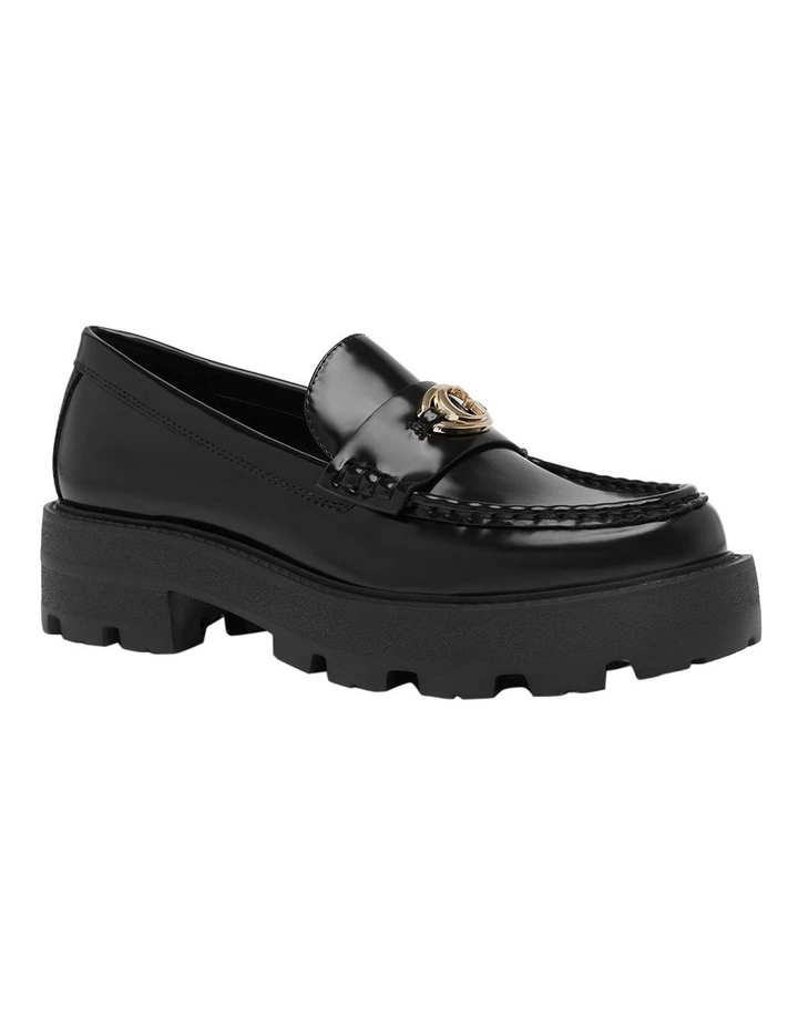 Yanika Chunky Loafer in Black image 2