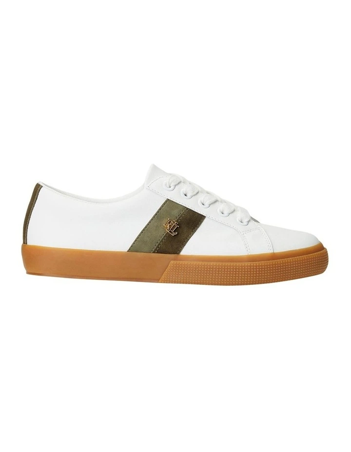 Janson IV Leather and Suede Sneaker in White image 1