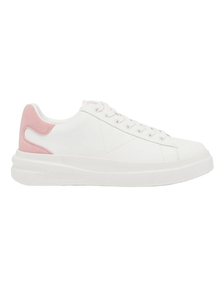 Elbina Platform Sneaker in White image 1