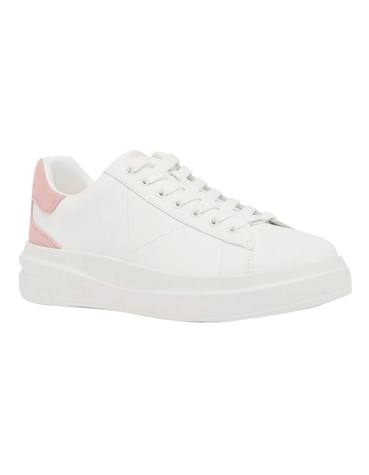 Elbina Platform Sneaker in White image 2