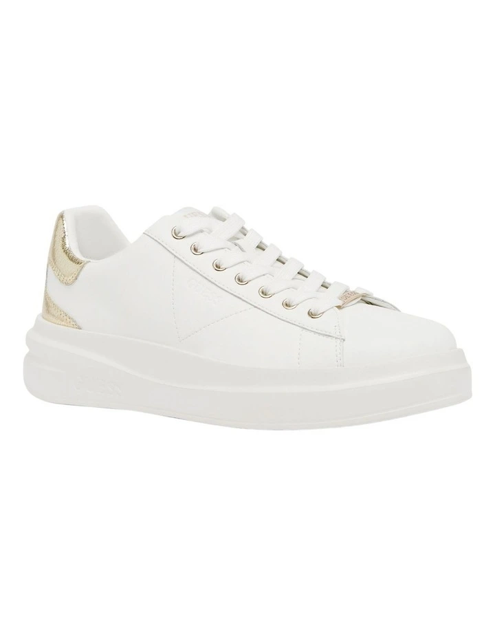 Elbina4 Platform Sneaker in White image 2