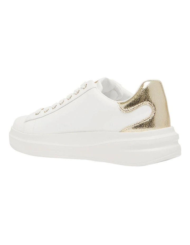 Elbina4 Platform Sneaker in White image 3
