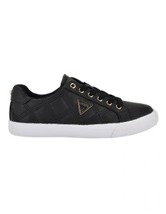 Garda Triangle Logo Sneaker in Black