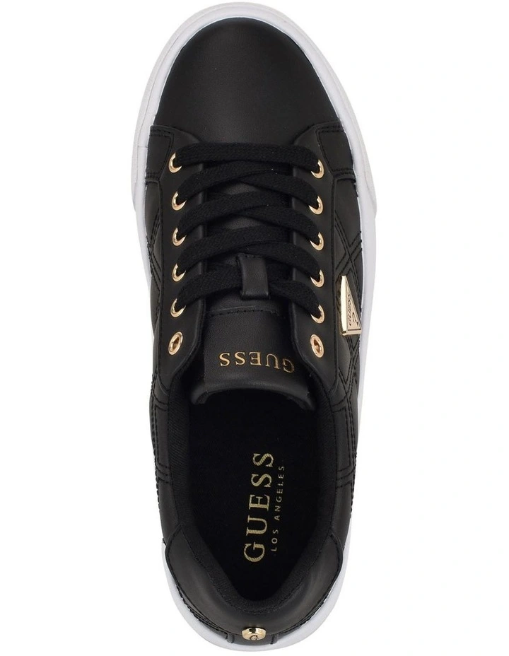 Garda Triangle Logo Sneaker in Black image 5