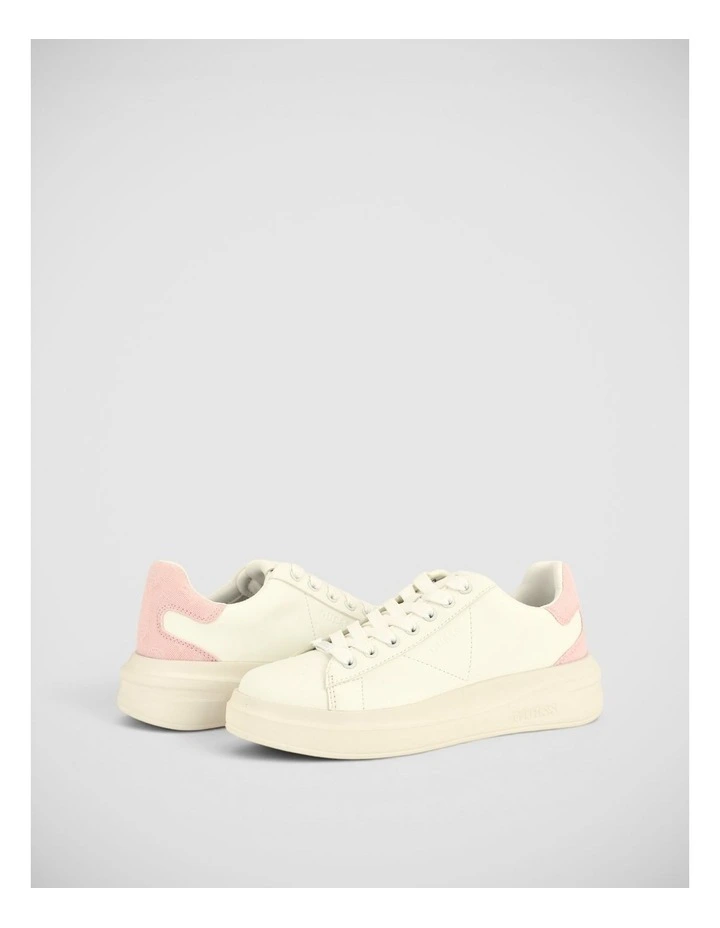 Elbina14 Sneakers in White Pink image 6
