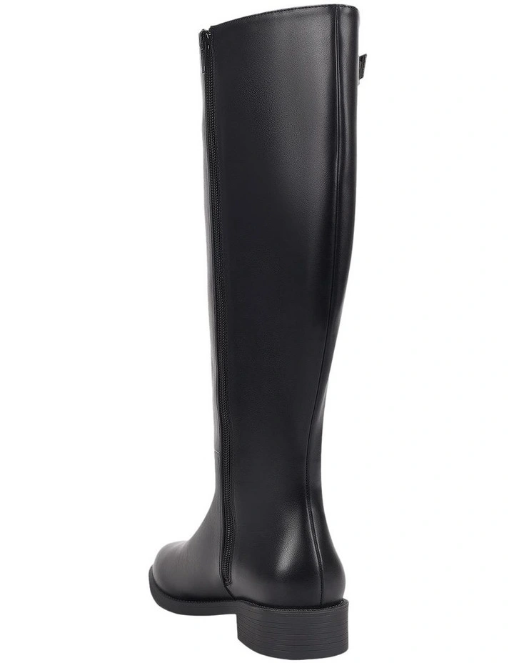 Garfield Wide Calf Tall Boot in Black image 4