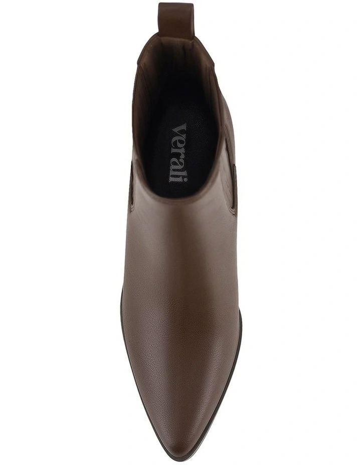 Fillipin Chelsea Ankle Boots in Chocolate Brown image 6
