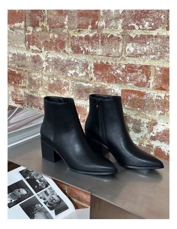 Fiona Ankle Boots in Black image 2
