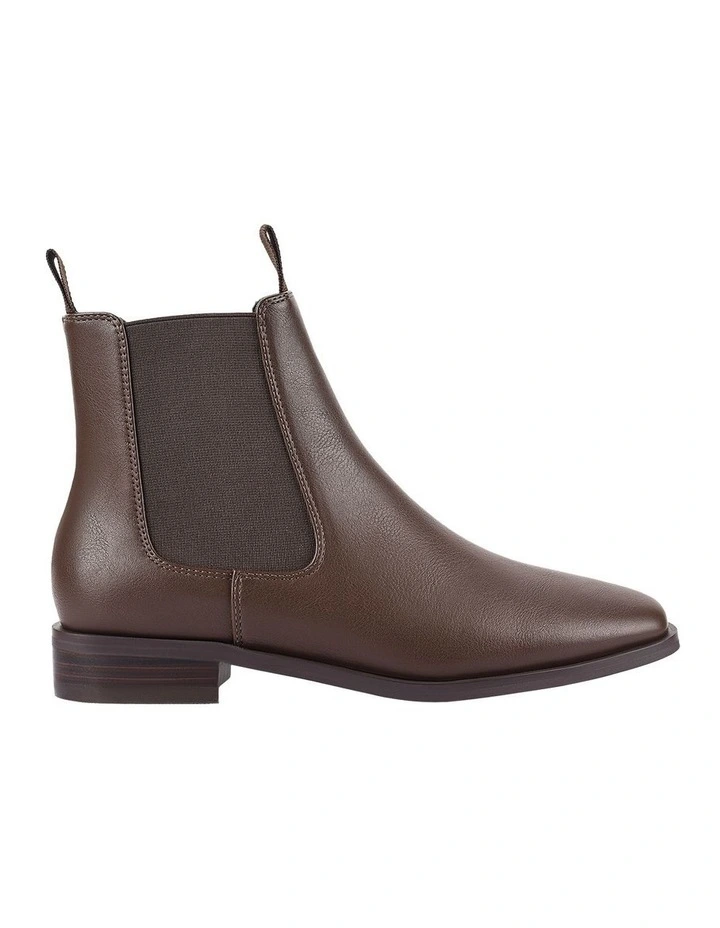 Harper Chelsea Boots in Chocolate Brown image 1