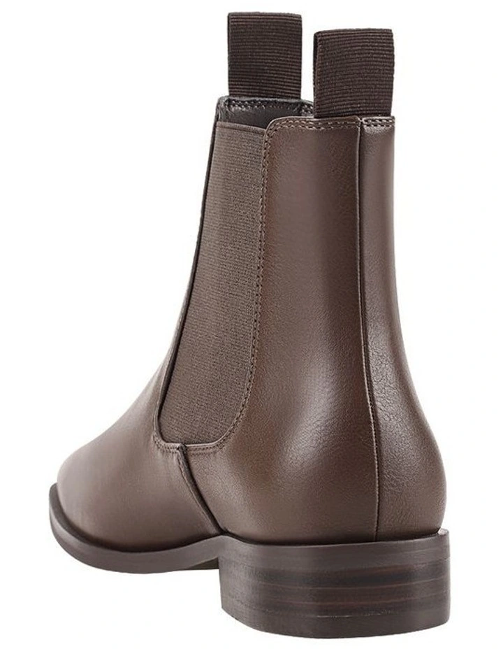 Harper Chelsea Boots in Chocolate Brown image 4
