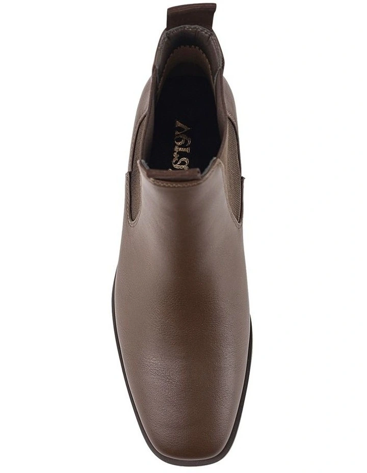 Harper Chelsea Boots in Chocolate Brown image 6