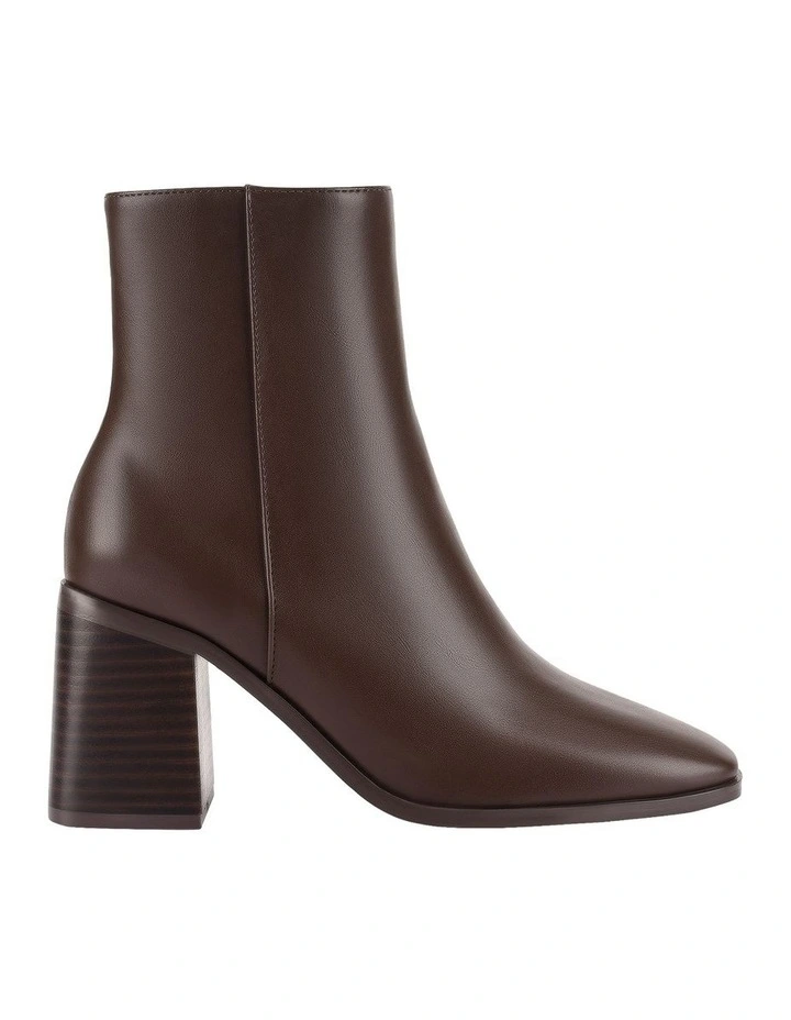 Lilo Ankle Boots in Chocolate Brown image 1