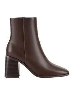 Lilo Ankle Boots in Chocolate Brown