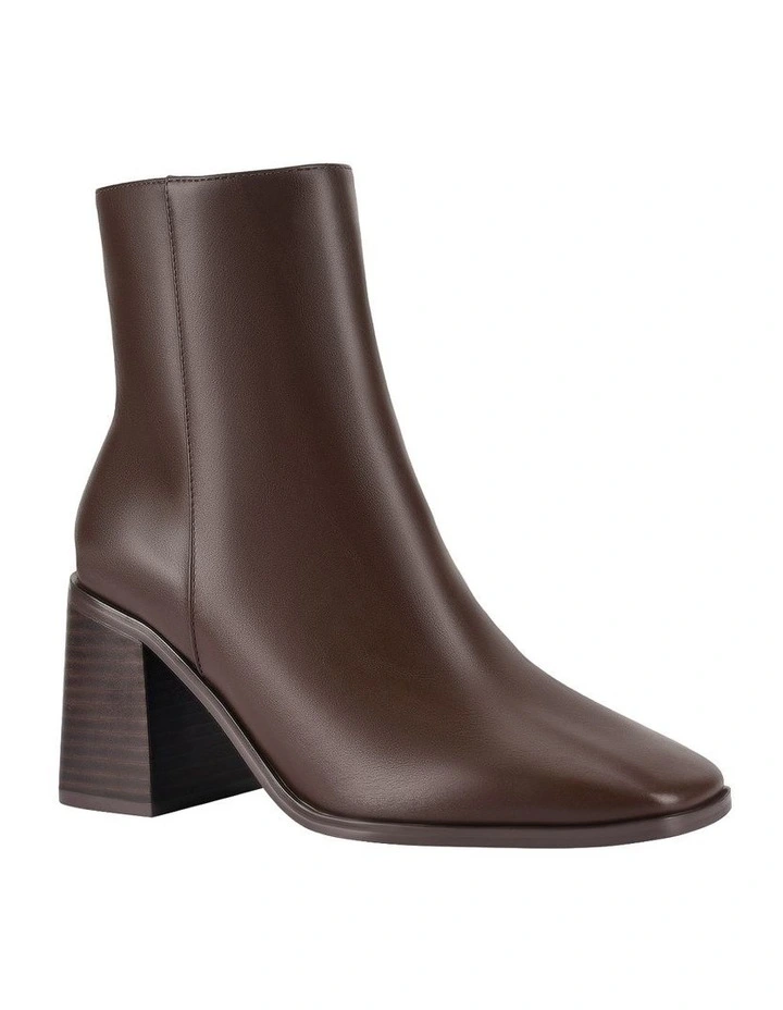 Lilo Ankle Boots in Chocolate Brown image 3