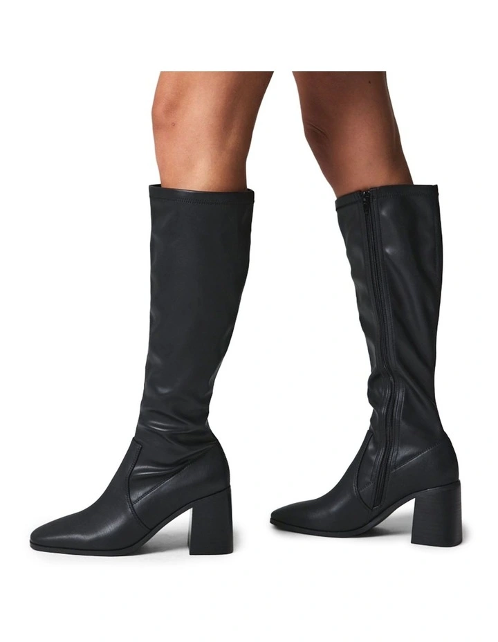 Liza Knee High Boots in Black image 2