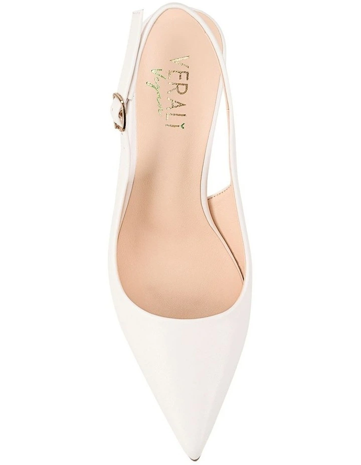Shayley Slingback Stilettos in Chalk White image 6