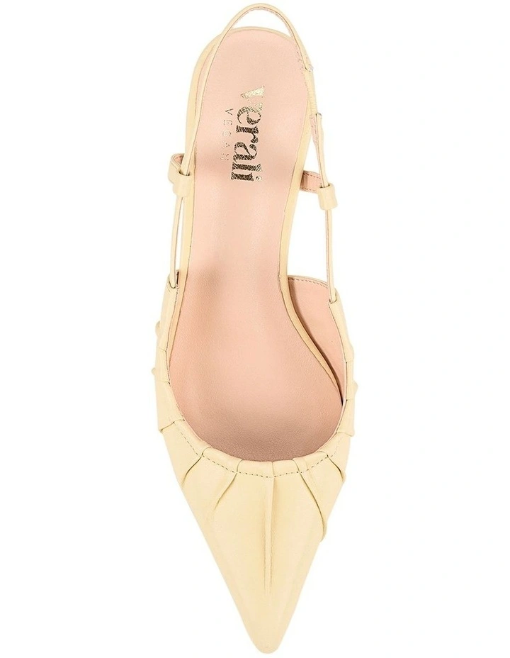 Lucius Slingback Kitten Heels in Butter Cream image 6