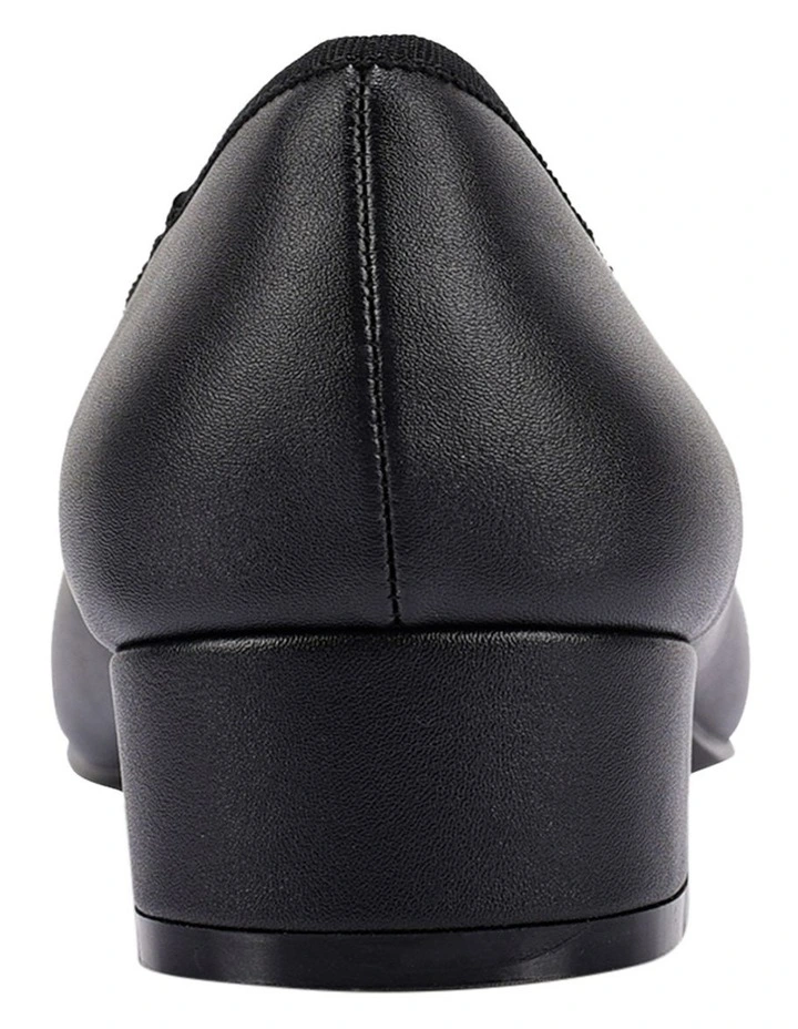 Minnie Ballet Block Heels in Black image 3
